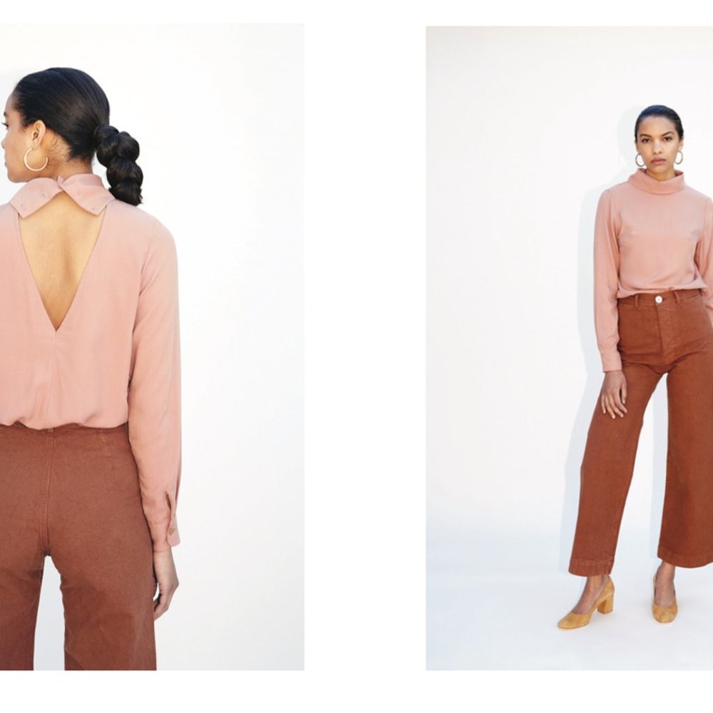 NWOT Jesse Kamm Long Sleeve Stack Top